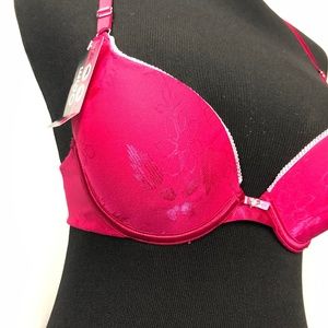 Lily Of France Ego Boost Jacquard Push Up Bra 34a